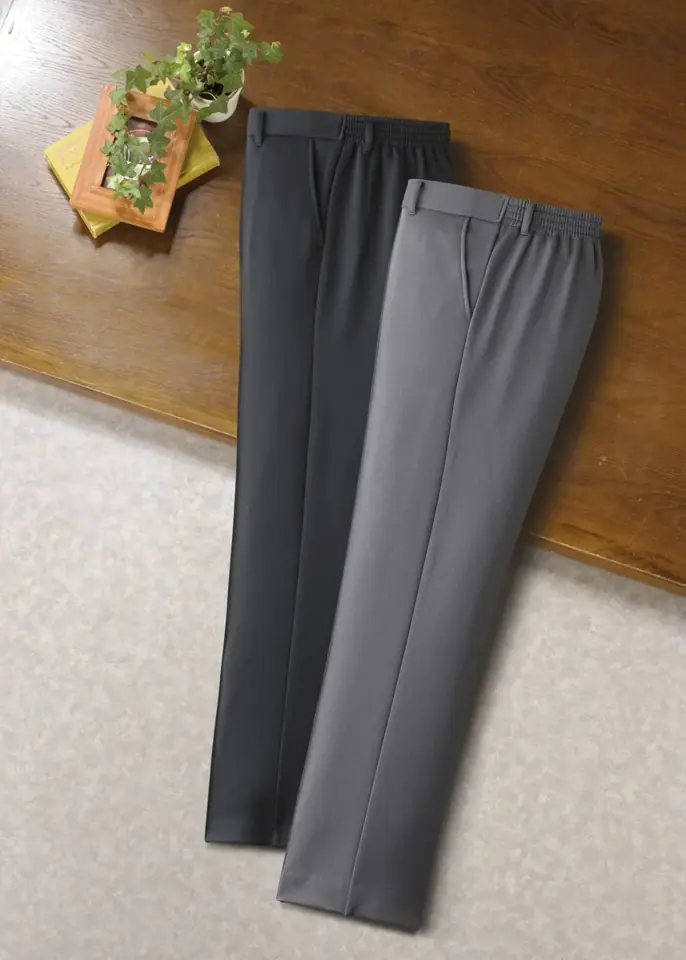 ラジポカ メンズスラックス(微起毛)