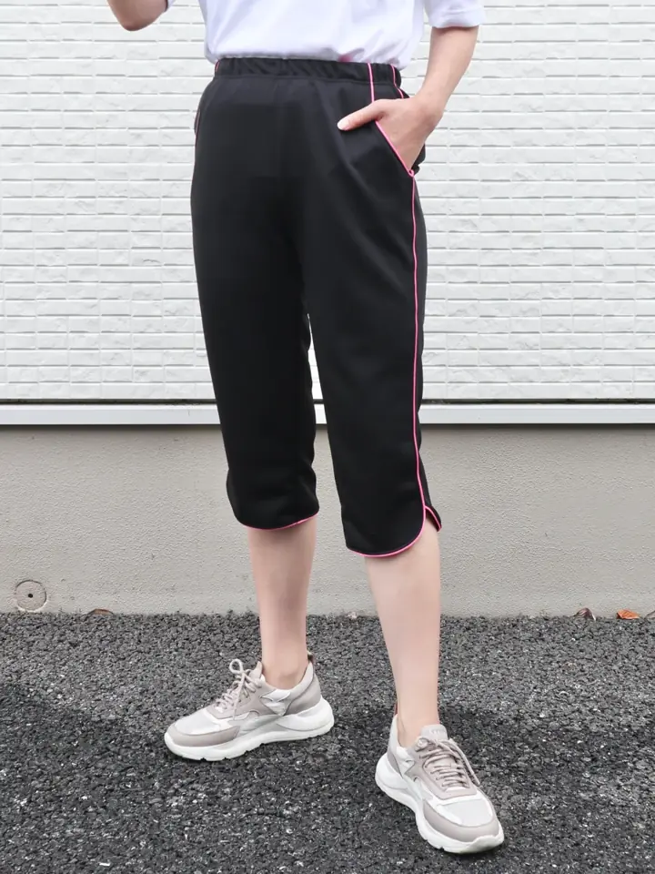 ジャージパンツ七分丈UV付き